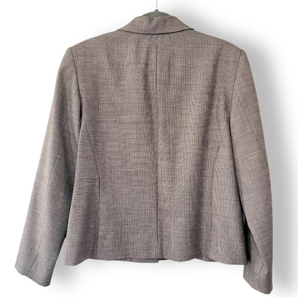 Vintage Pendleton Charcoal Gray Stretch Virgin Wool Two Button Blazer - Picture 3 of 4